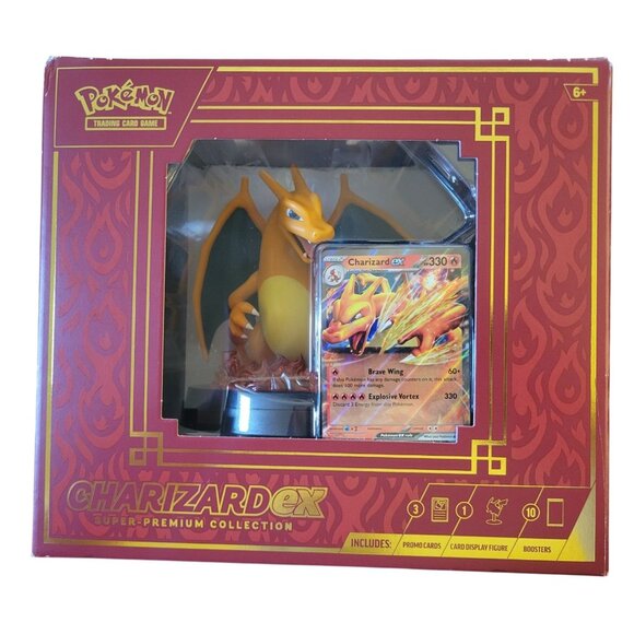 *NEW* Pokemon TCG Charizard ex Super Premium Collection - FACTORY SEALED - Picture 1 of 9